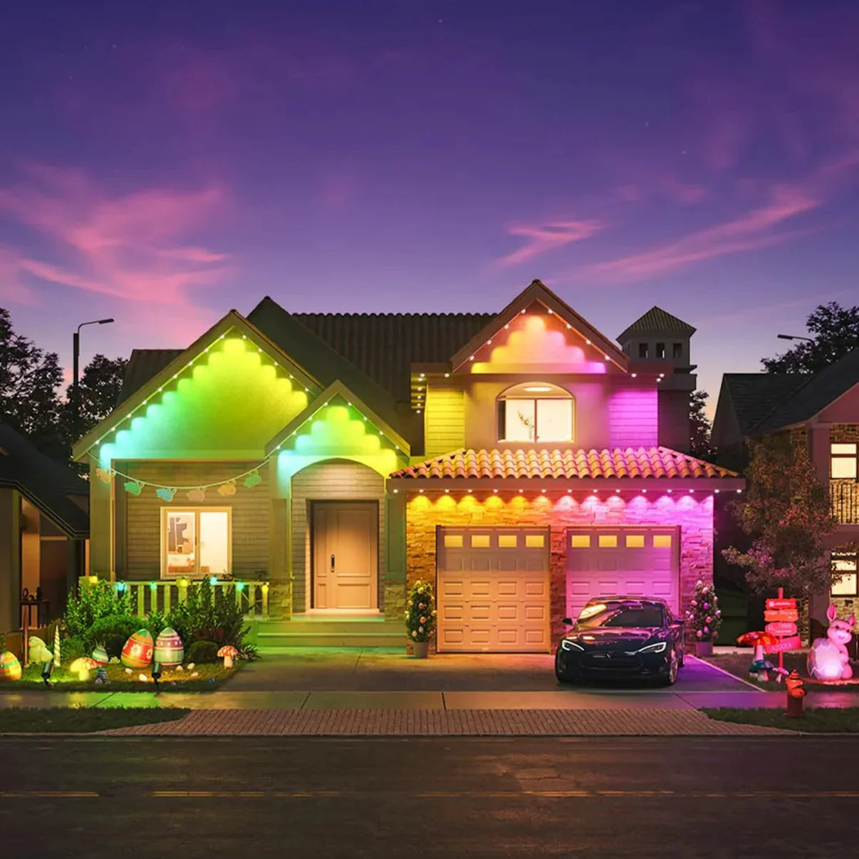 🎅 Early Christmas 49% OFF - Smart Rainbow LED Permanent Outdoor Light - Smartlight 🎁