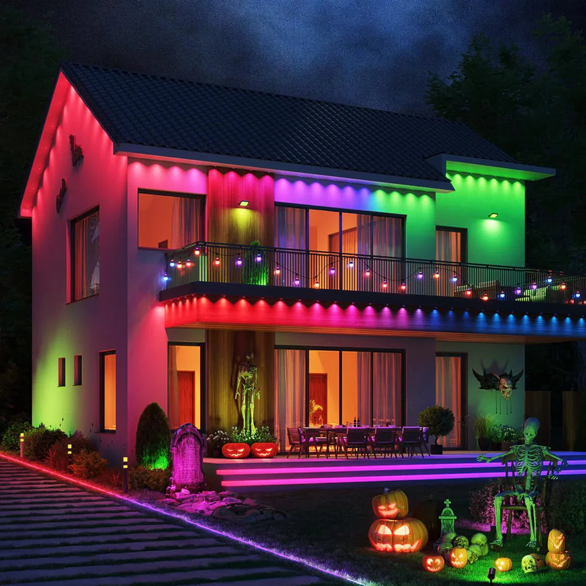 🎅 Early Christmas 49% OFF - Smart Rainbow LED Permanent Outdoor Light - Smartlight 🎁