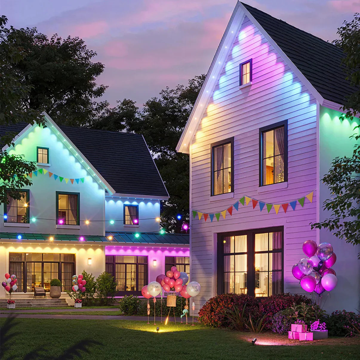 🎅 Early Christmas 49% OFF - Smart Rainbow LED Permanent Outdoor Light - Smartlight 🎁