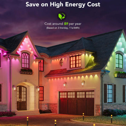 🎅 Early Christmas 49% OFF - Smart Rainbow LED Permanent Outdoor Light - Smartlight 🎁