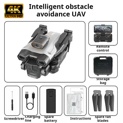 ✨Drone with 4K Camera Suitable for Adults, HS175D Remote Control Quadcopter with Auto Return