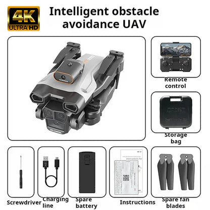 ✨Drone with 4K Camera Suitable for Adults, HS175D Remote Control Quadcopter with Auto Return