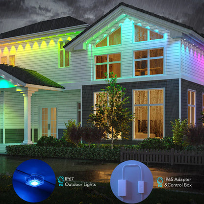🎅 Early Christmas 49% OFF - Smart Rainbow LED Permanent Outdoor Light - Smartlight 🎁